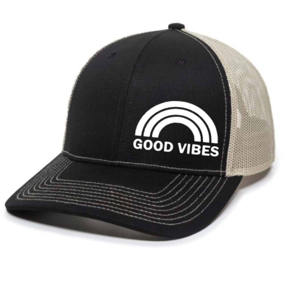 Good Vibes Rainbow Premium Unisex Snapback Hat